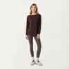 Anna-Kaci Active Women's Long Sleeve Pullover Top with Relaxed Fit and Boat Neckline - 3 of 4