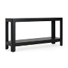 NicBex Modern 2-Tier Narrow Console Table with Wood Veneer,Minimalist Entryway Table for Study,Hallway,Living Room - 2 of 4