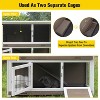 Aivituvin Bunny Cage | Outdoor Rabbit Hutch (Inner Space 7.8 ft²)-AIR06-B - 3 of 4