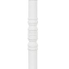 Kate and Laurel Bellport Square Wood Drink Table, 10x10x22, White - 3 of 4