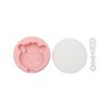 Unique Bargains Popsicles Mould Hand Washable Plastic Pink 3.46"x3.46"x0.94" 1 Pc - 3 of 4