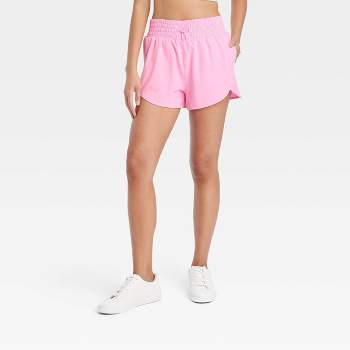 Women's Flex Woven High-Rise Shorts 3" - All In Motion™ Pink XL