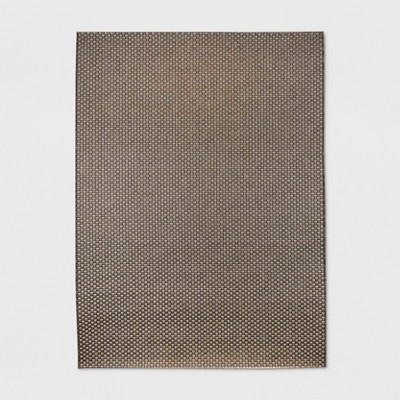 5' x 7' Basketweave Outdoor Rug Coffee - Smith & Hawken™