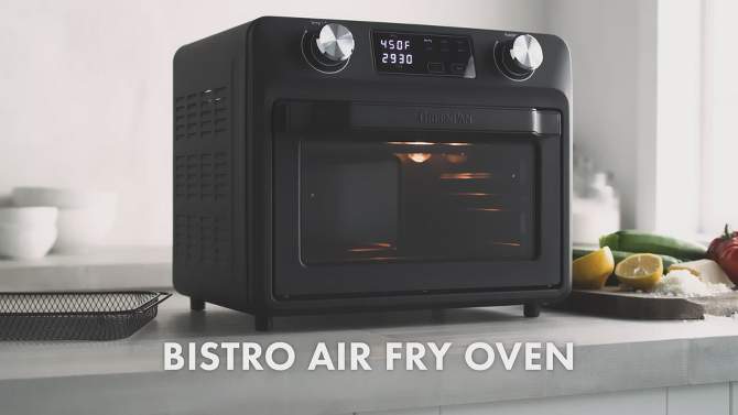 GreenPan PFAS-Free Ceramic Nonstick 6-in-1 Air Fryer Toaster Oven, 2 of 11, play video