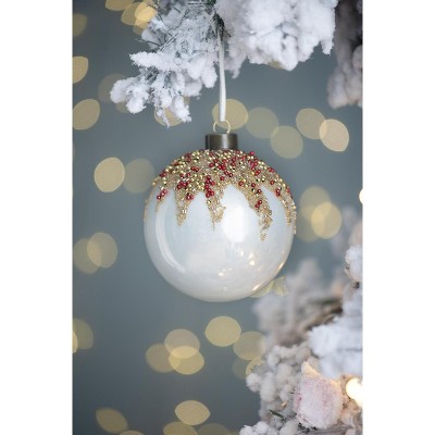 YOOCOZZ Trendy Household Christmas Decoration Set,  Multi-colour Xmas Tree Ball Ornaments, Classic Glass Decorative Hanging Ball Ornaments