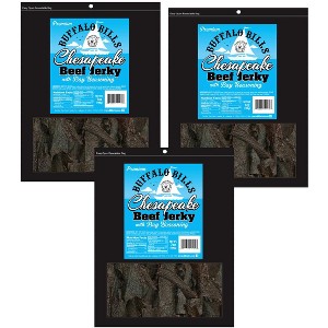 Buffalo Bills 7oz Premium Chesapeake Beef Jerky Packs (three 7oz beef jerky packs) - 1 of 4