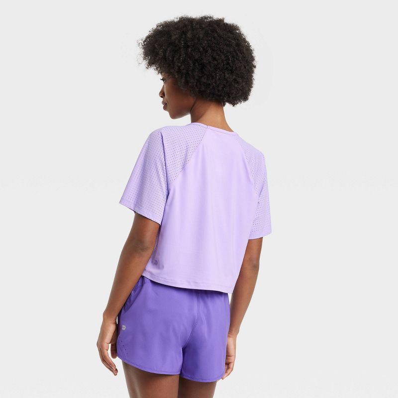 Women's Mesh Boxy Short Sleeve Shirt - All In Motion™, 2 of 6