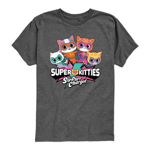 Boys' - Disney - Super Kitties Group Short Sleeve Graphic T-Shirt - 1 of 4