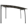 vidaXL Garden Sunshade Awning 13.1'x9.8'x8.4' Taupe - 3 of 4