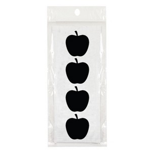 Wrapables Set of 32 Chalkboard Labels / Chalkboard Stickers - 1.6" x 1.5" Apple - 1 of 4