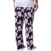 Friday The 13th Mens' Jason Voorhees Mask Allover Sleep Pajama Pants Black - 4 of 4