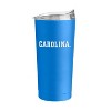 NCAA North Carolina Tar Heels 20oz Powder Coat Tumbler: Portable Drinkware, Steel - 2 of 2