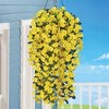 Collections Etc Petunia Hanging Bushes Set 3 - 2 of 3