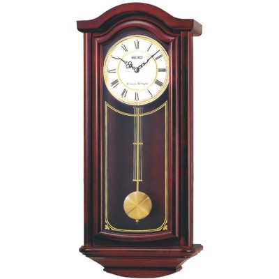 Seiko Mahogany Wall Clock With Pendulum : Target