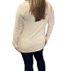 Women's Sparkle Cowlneck Sweater - honeyme - 2 of 2
