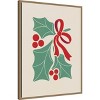Amanti Art Christmas Icons Prima Set Nouveau Holly by Dominique Vari Canvas Art Framed - 2 of 4