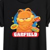 Women's - Garfield - Garfield Stickers Oversized Graphic T-Shirt - 2 of 4