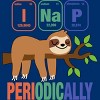 Boy's Design By Humans Funny Science Sloth i Nap Periodic Sloths Lovers By yargic T-Shirt - 2 of 4