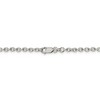 Black Bow Jewelry 2.75mm Sterling Silver Classic Solid Cable Chain Necklace - 4 of 4