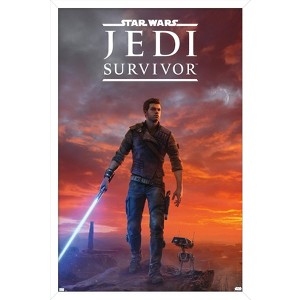 Trends International Star Wars: Jedi: Survivor - Key Art Framed Wall Poster Prints - 1 of 4