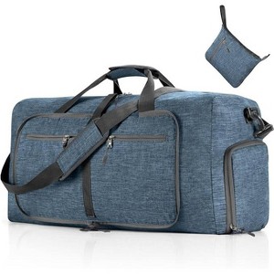 Hachikiko Foldable Travel Duffle Bag - 65L/85L/115L with Shoes Compartment, Overnight Bag for Women & Men - 1 of 4