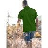 LA LEELA Mens Short Sleeve Button Down Solid Casual Camp Business Vacation Beach Collared Shirt for Men Summer Work Shirts with Pocket - 3 of 4