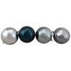 Northlight 12ct Shatterproof 3-Finish Christmas Ball Ornament Set 4" - Blue/Silver - 4 of 4