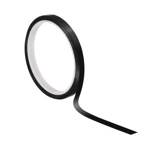 Unique Bargains Waterproof Highlighting Whiteboard Tape 36 Yards 1/4 Inch Black - 1 of 4