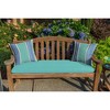 Casual Cushion Stripe Sunbrella Fabric 1-Piece Indoor/Outdoor Square Throw Pillow - 2 of 4