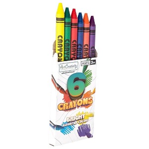 ArtCreativity Crayons Bulk Set - 100 Packs (600 Total), 6ct Boxes, Kids Art - 1 of 4