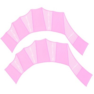 Unique Bargains Silicone Resistance Lightweight Aquatic Webbed Swimming Fins 1 Pair - 1 of 4
