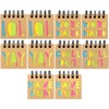 Paper Junkie 10-Pack 200 Sheets Die-Cut Self Stick Sticky Note Pads & Index Tabs Set with Spiral Binding - image 3 of 4