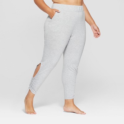 plus size fleece joggers