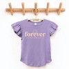The Juniper Shop Forever Chasing Sunsets Sun Flutter Sleeve Tee - 5/6T - Lavender - 3 of 4