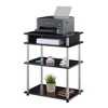 Designs2Go No Tools Printer Stand with Shelves - Breighton Home - image 3 of 4