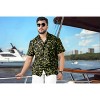 HAPPY BAY Men's Hawaiian Short Sleeve Button Down Shirt Mens Summer Shirts Casual Beach Holiday Hawaii Island Shirts for Men Funny - 2 of 4