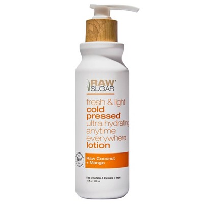 raw sugar body lotion