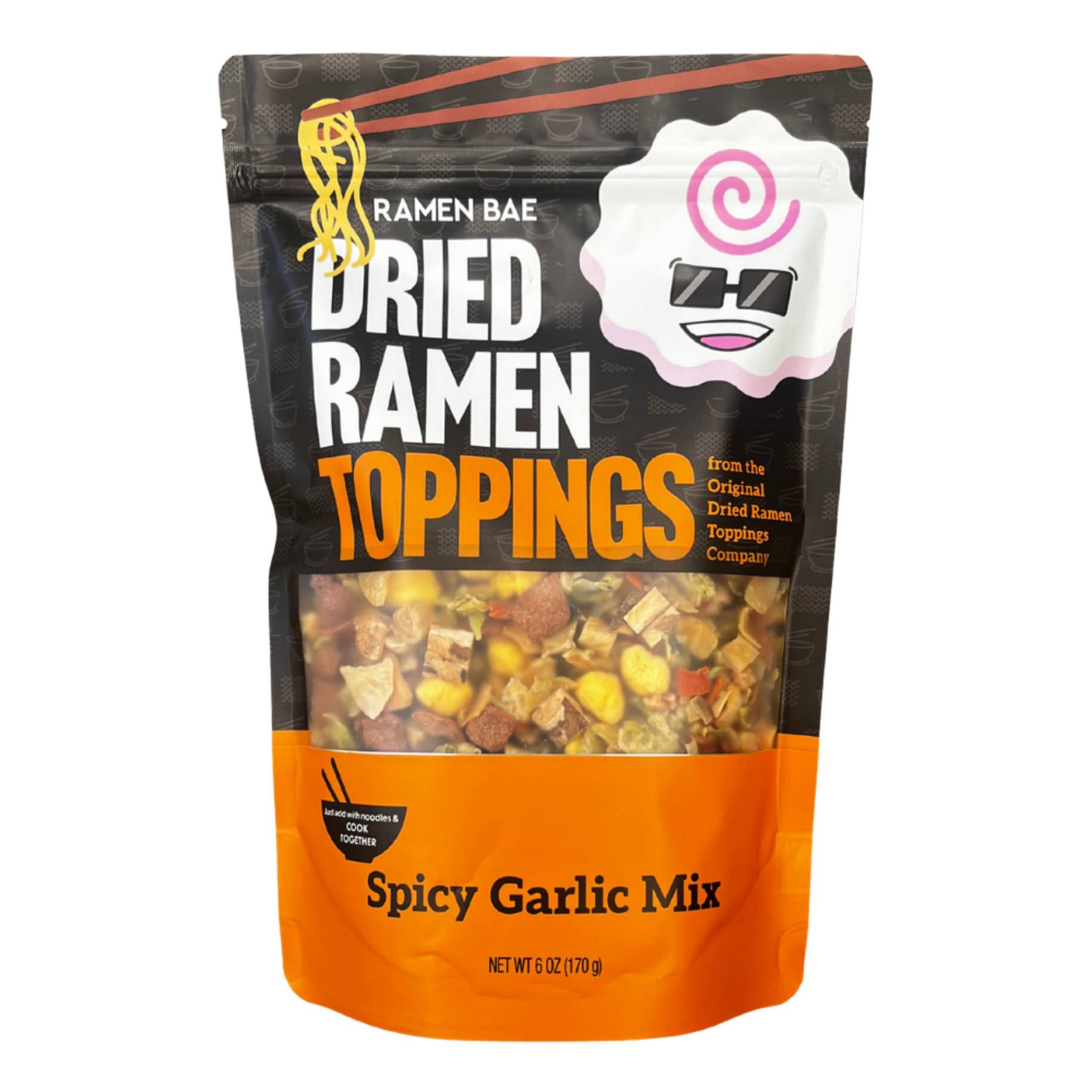 Ramen Bae Spicy Garlic Dried Ramen Topping Mix - 6oz