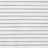 LunaLulinlk Black and White Dotted Stripe Fabric Shower Curtain - 2 of 4