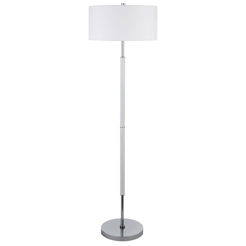 Hampton & Thyme 2-Light Floor Lamp with Fabric Shade, 1 of 8