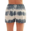 Just Love Women's Loop Terry Tie Dye Shorts - Comfortable and Stylish Loungewear for Summer - 3 of 3
