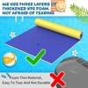 Huxxion Floating Water Mat 9/12/18 Ft, 3 Layer Tear Resistant XPE Foam Floating Mat for Lake Pool Beach and Ocean - 2 of 4