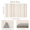 FURNIinspire Floor Mats Living Room Area Rug Modern Non-Slip Floor Carpet, Large Machine Washable Rugs for Bedroom, Office, Beige, 60"*84" - 3 of 4