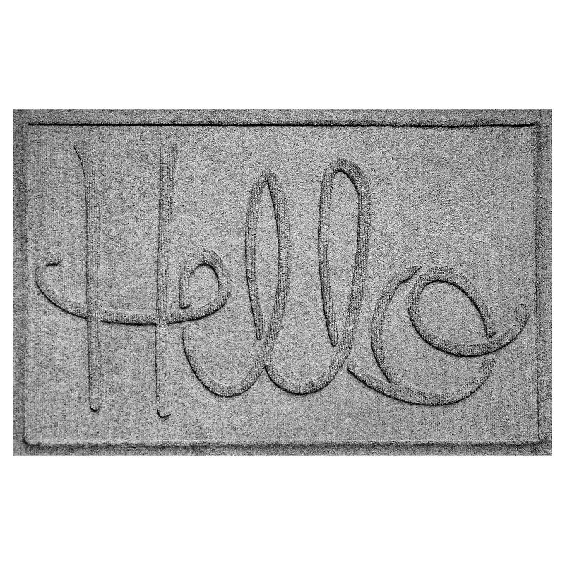 WaterHog Simple Hello Indoor/Outdoor Doormat, 1 of 6