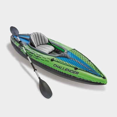 Avalanche Voyager 2P Inflatable Kayak Set - Blue