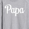 Men's - Instant Message - Papa Long Sleeve Graphic T-Shirt - 2 of 4
