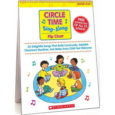 Circle Time Sing-Along Flip Chart - (Teaching Resources) by  Paul Strausman (Paperback)