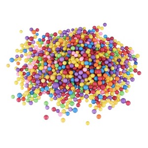 Unique Bargains Party Decorations Arts DIY Crafts Decorative Filler Foam Beads Balls 1 Pack - 1 of 4