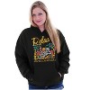 Skeleton Relax You're Already Dead Hoodie Sweatshirt Women Men Brisco Brands - 3 of 4