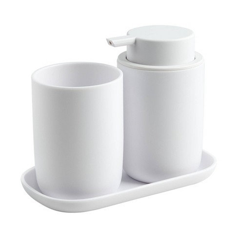 Hulife White Plastic Bath Accessory Set in the Bathroom Accessories  department at